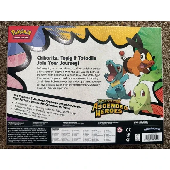 Pokemon Ascended Heroes ME First Partners Deluxe Pin Collection - Picture 2 of 2